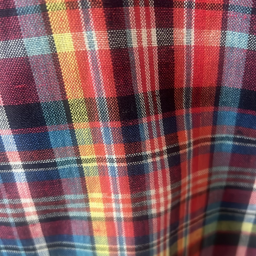 Emanuel Ungaro vintage plaid vest M/L - Picture 3 of 5